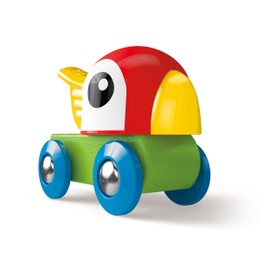 Hape E3808 Whilstling Parrot Railway Engine - My First Railway - Wooden Train Track Accessories