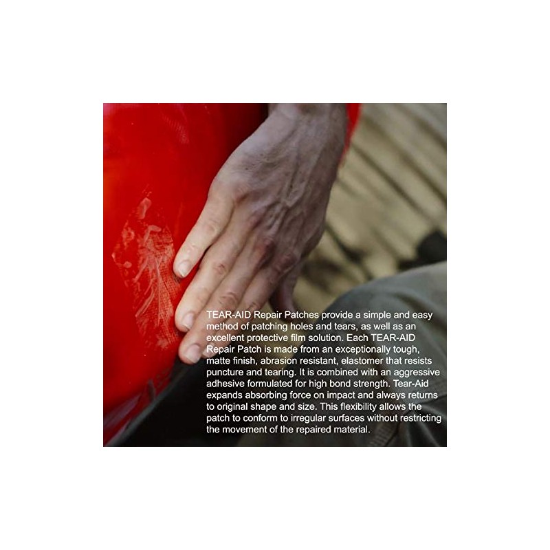 Tear-Aid Vinyl Inflatable Repair Kit, Yellow Box Type B, Single