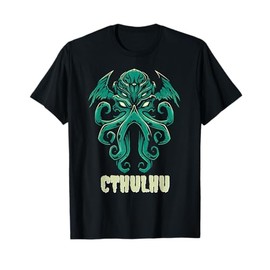 Cthulhu Mythos - Illustration of Cthulhu Death May Die Face T-Shirt