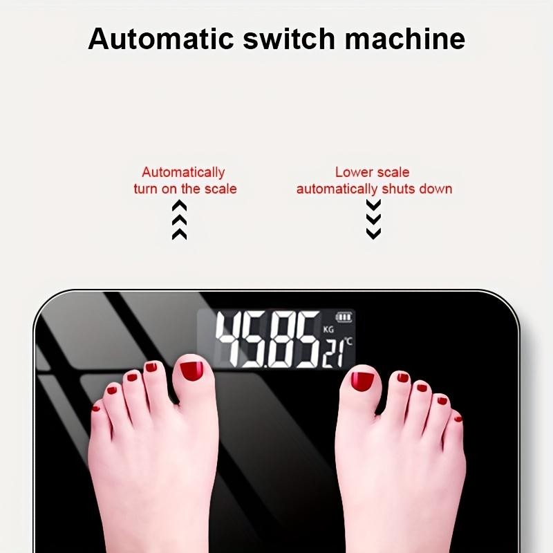 LED Display Digital Bathroom Weighing Scale with thermometer - Extra