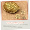 ABOOFAN 1Set Copper Turtle Shell Decoration Wealth Craft Ornament for