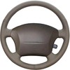 Loncky Custom Genuine Leather Steering Wheel Cover for Land Cruiser