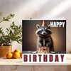 Raccoon Birthday Card with Envelope 145mm x 145mm