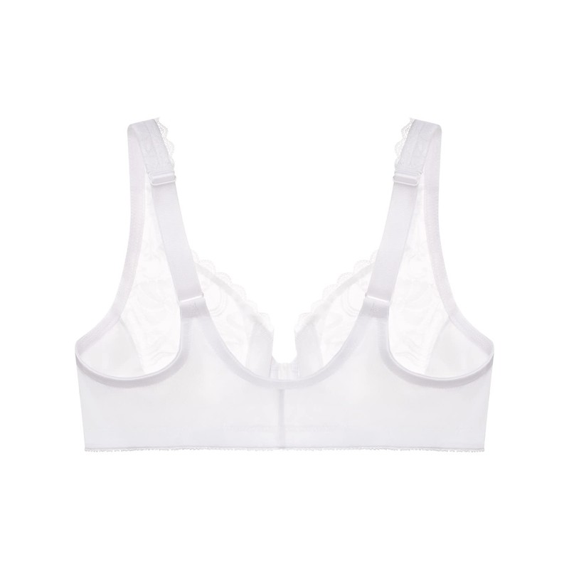 Glamorise Women's Full Coverage Bra, White, 75D