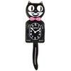 Kit Cat Klock Limited Hot Pink Bow Crystals Jeweled Clock