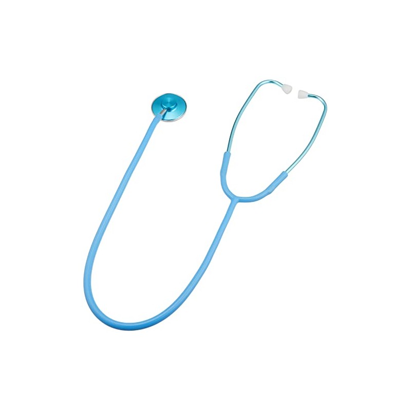 As One 0-1670-08 Navis Stethoscope, Inner Spring Type, Single, Sky