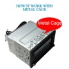 Sound-way Car Stereo Double DIN Universal Cage with Frame, Installation