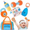 hahaland Baby Toys for 3-6-12 Months, Fitness-Inspired Baby Sensory Toy,