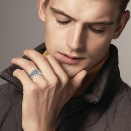 Lattd Jerusalem Cross Ring 925 Sterling Silver Crusaders Jerusalem Cross Signet Rings Size 12 Christian Jewelry for Men