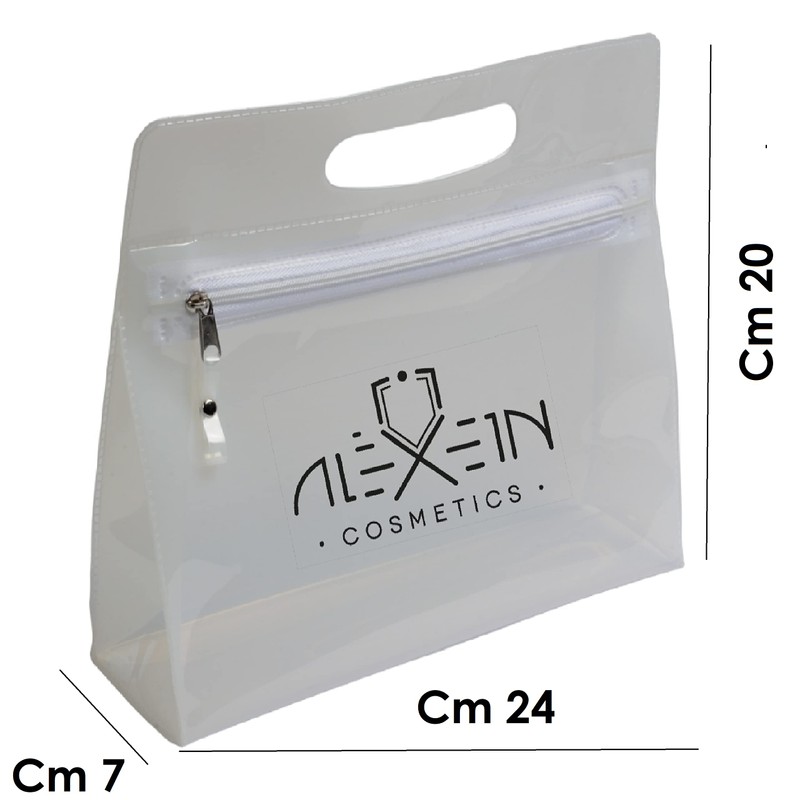 Aléxein Transparent Travel Set with Handle for Cabin Luggage 10