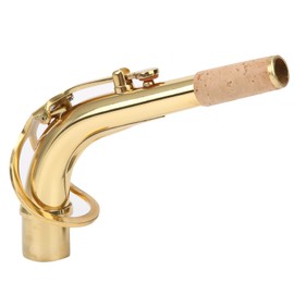 Saxophone Neck Brass for Alto Sax Bend Tube Musical Instrument Accessories 2.45cmGold