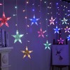 BLOOMWIN Light curtain star light chain curtain, USB 8 modes,