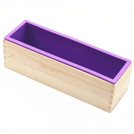 DD-life Flexible Rectangular Soap Silicone Loaf Mold Wood Box for 42oz Soap Making Supplies ¡­