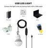 Outdoors USB LED Lamp Warm/White/Warm White Light Adjustable Brightness Hook