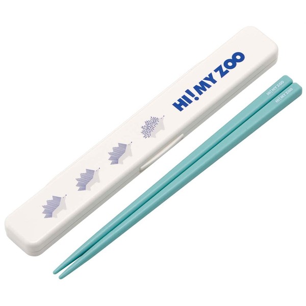 Skater ABC3AG-A Hai Maizoo Chopsticks & Chopsticks Case Set, 7.1 inches (18 cm), Antibacterial