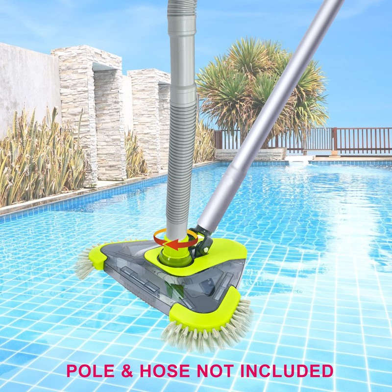 Sepetrel Upgrade Pool Vacuum Head with Side Brush & Universal