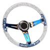 YEHICY 14" Transparent Acrylic Racing Steering Wheel 6 Bolt Neo