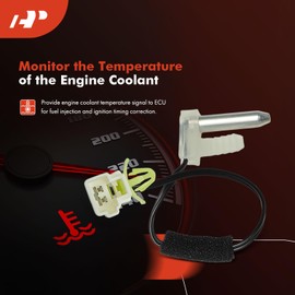 A-Premium Engine Coolant Temperature Sensor [2 Pins] Compatible with Hyundai Tucson 2006 2007 2008 2009