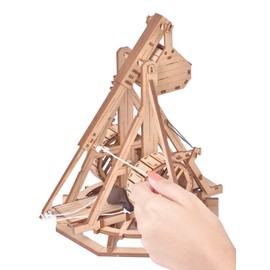 I Built It - Warwolf - Trebuchet - 3D Wooden Puzzle - Mechanical Model Building Kit for Adults & Kids, Educational Toy, Creative Gift, Fun DIY Family Activity, Puzzle for Adults, Construction Toy