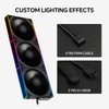 TL-M12Q X3 120mm PC Case Cooling Fans,Daisy-Chain Connection | 2000RPM