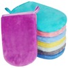 PHOGARY Pack of 8 Bath Mitten Gloves for Washing Lace,