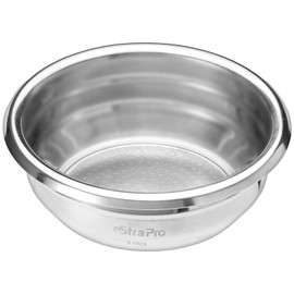 eStraPro 58mm filter basket,puck screen Double -layer filter with laser perforation 8855 measuring uniformly distributed,304 stainless steel coffee filter basket (2.3"(18g))