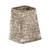 CAXUSD Elegant Woven Storage Basket Flower Holder Pen Container Small