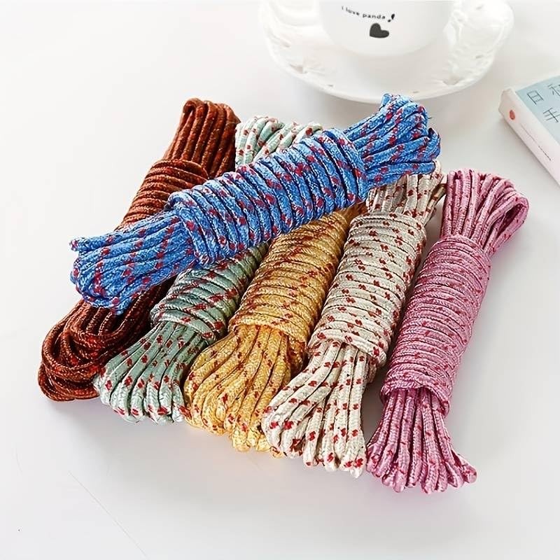 32ft Household Nylon Rope Indoor Outdoor Washing Line Clothes Quilt