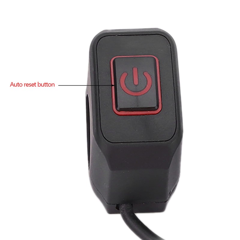 Yctze 22 mm Motorcycle Handlebar Switch, Motorcycle ATV Light Switch,