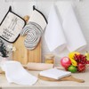 Moosfor 100% Cotton Kitchen Cleaning Cloths, Highly Absorbent Soft Dish
