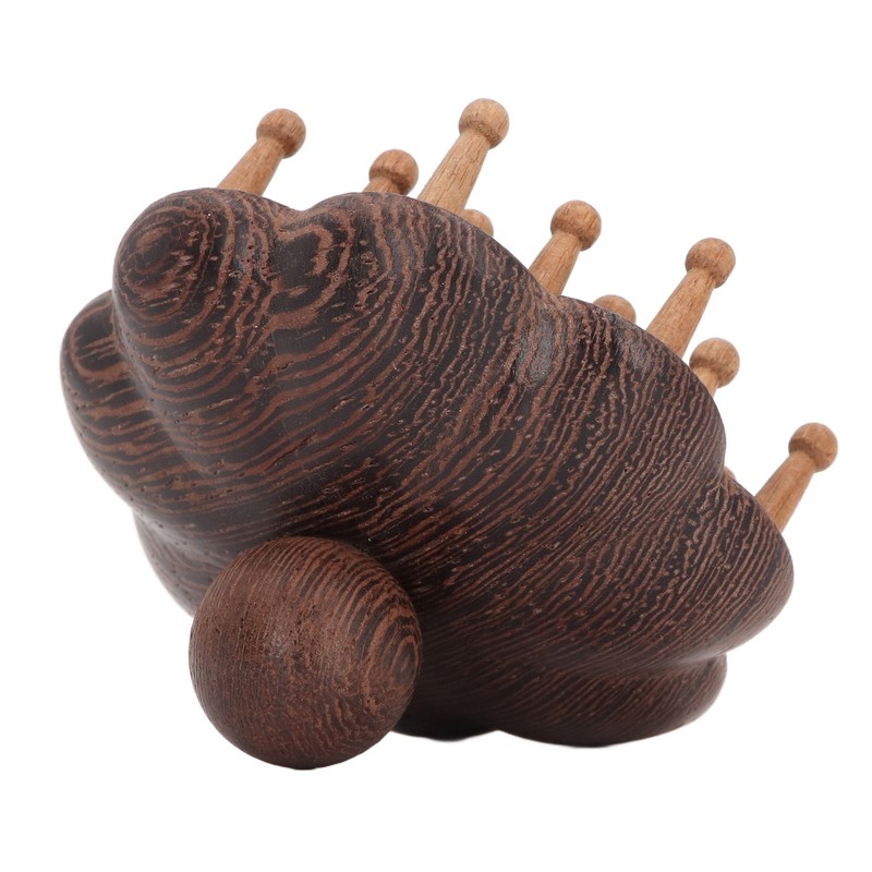 Wood Massage Comb Sandalwood Scraping Scalp Massage Comb Massager Tool