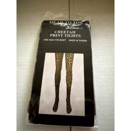 Fashion Cheetah Print Tights One Size Nylon Stockings Fashion Leopard Pantyhose Costume