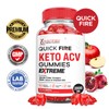 (2 Pack) Quick Fire Keto ACV Gummies Extreme 2000MG QuickFire
