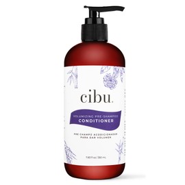 CIBU Volumizing Pre-Shampoo Conditioner - Volume Conditioner for Fine Hair - Anti Breakage - Nutrient Rich Ginseng Soy Protein Bamboo - 11.83oz