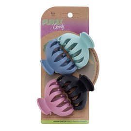 GOODY Planet Spider Claw Hair Clip, 4-Count - Assorted Bright Colors - Medium to Long Hair - Long-lasting & Will Not Slip - Pain-Free Hair Accessories for Women, Men, Boys & Girls - All Hair Types