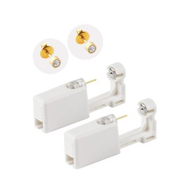 LeFeirr Ear Piercing Kit Disposable Ear Piercing Earrings Gun Gold, 2 Packs