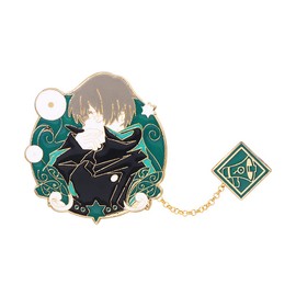 JJK Brooch Pins - Anime Figure Satoru Enamel Pins - Funny Gifts for Anime Lovers (A)