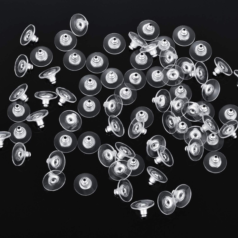 200 Pcs Earring Backs for Droopy Ears Earring Backs Replacements