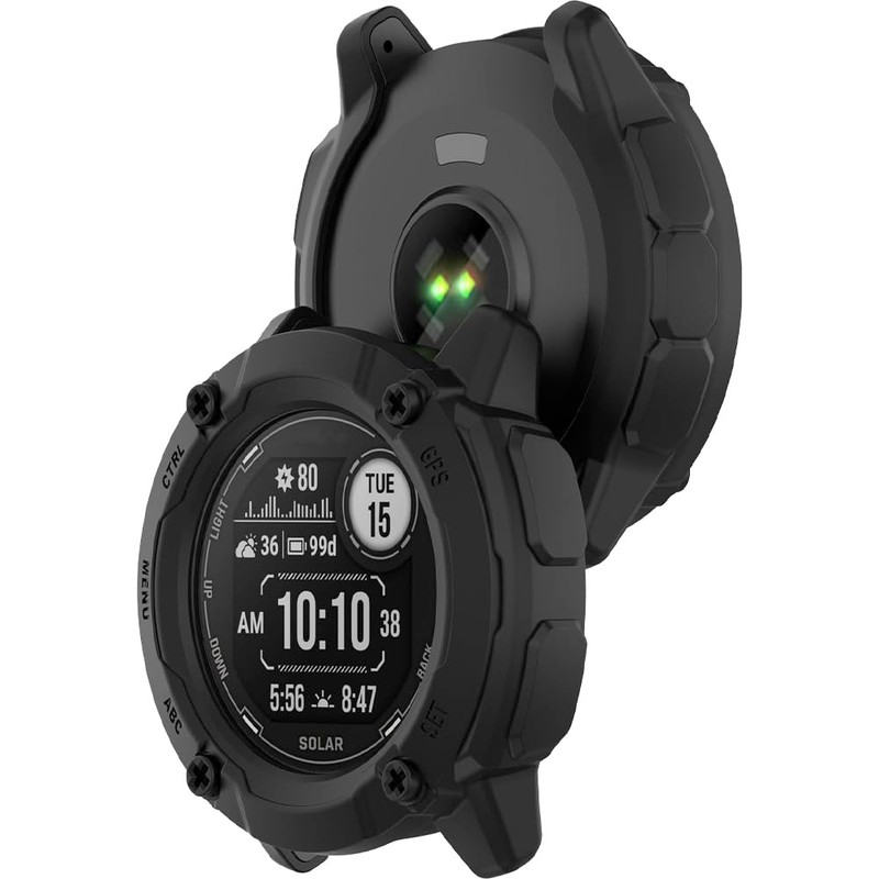 Niboow Case for Garmin instinct 2X, with Screen Protector, Flexible