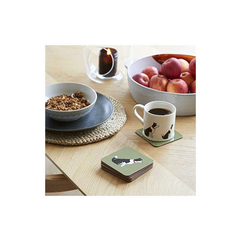 Sweet William Border Collie Coaster
