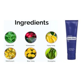 Crema Deep Blue Rub Doterra 120 Ml Con Aroma Mentolado 2pcs,Crema Relajante Muscular Deep Blue Rub,Deep Blue Rub Crema 120ml 2pcs,crema Relajante Para