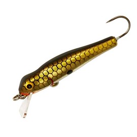 Rebel Lures Micro Critters Ultralight Crankbait Fishing Lure with Barbless Hook, Tennessee Shad, Micro Minnow, One Size