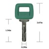 4PCS 11039228 Ignition Keys Compatible with Vol-vo Loaders and Articulating