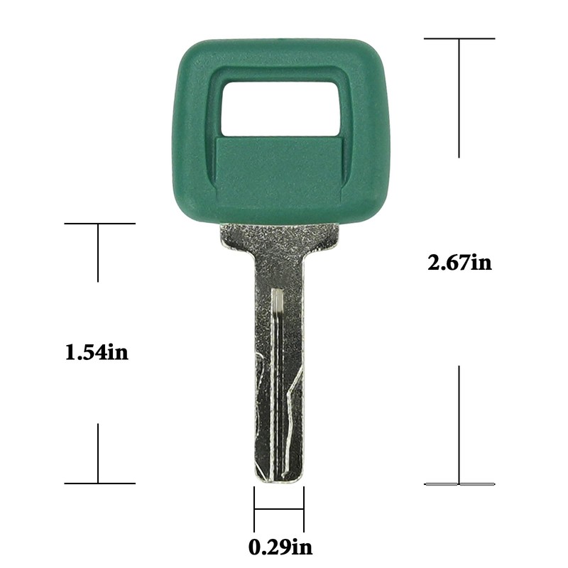 4PCS 11039228 Ignition Keys Compatible with Vol-vo Loaders and Articulating
