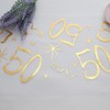 Yontree 50th Birthday Decoration Table Decoration Birthday Table Runner for