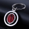 Rotating Basketball Keychain for Boys Girls Novelty Basketball Lover Gift