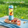 Aoozi Blender Cup Smoothies and Shakes On-The-Go (BPA Free) (Sky