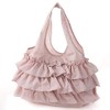 laluice (raruisu) Ruffle ECO Bag (Small) Pink Size: 48 X/44