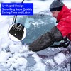 ESTOVE Car Ice Scraper, Snow Scraper Tool with Warm &