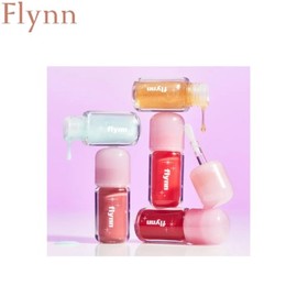 FLYNN Glow Pop Lip Oil 3.2g, Color2:04 Coral Bloom
